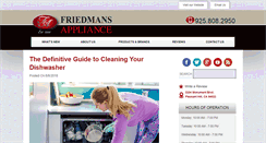 Desktop Screenshot of friedmansapplianceblog.com